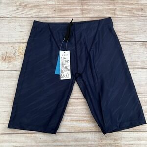 Men's Banfei Compression Dark Blue Swim Training Racing Lightweight Shorts XL